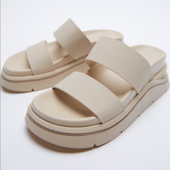 New Zara Platform Sandals